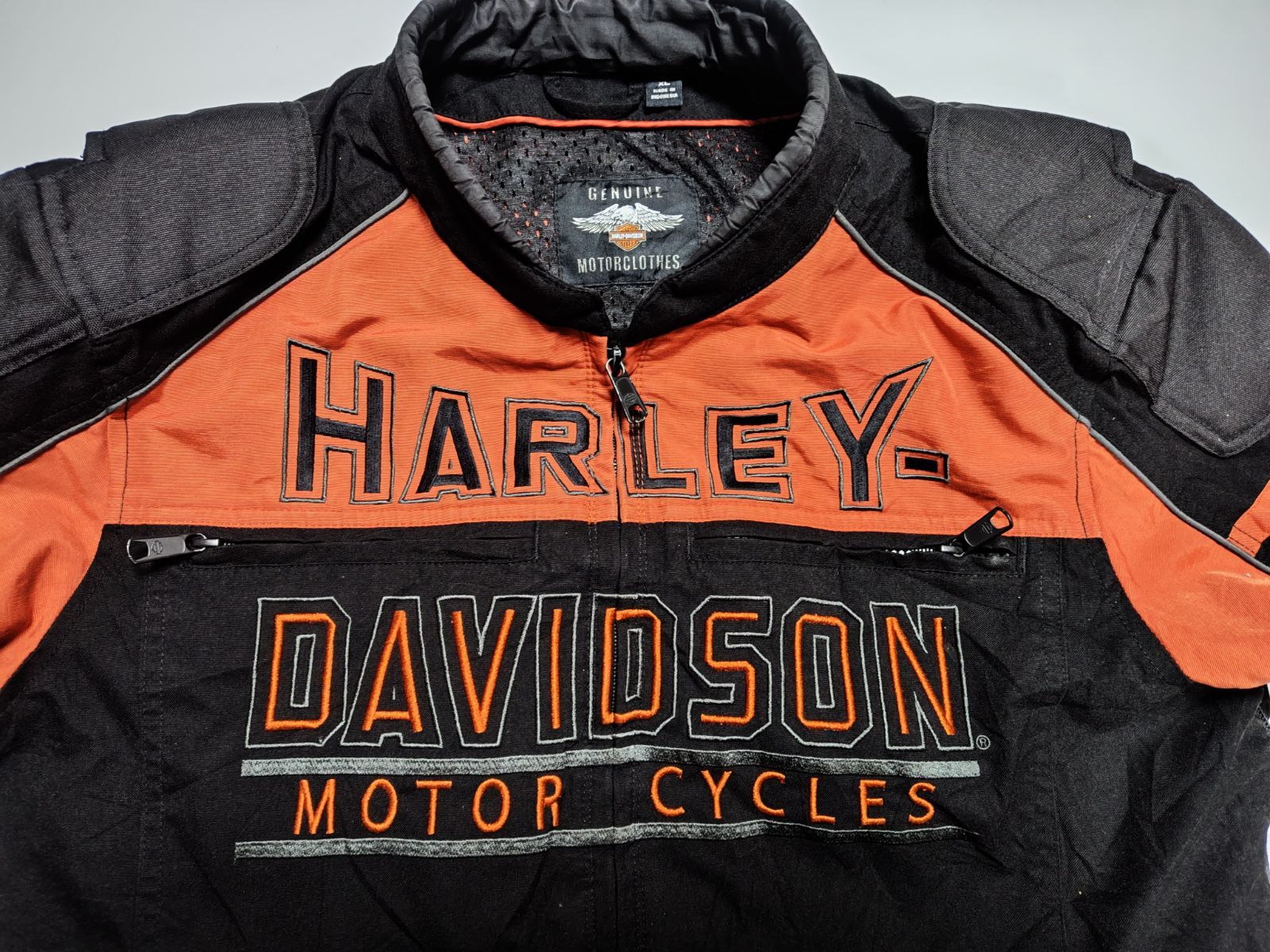 訳あり Harley-Davidson ハーレーダビッドソン ナイロン ライダース