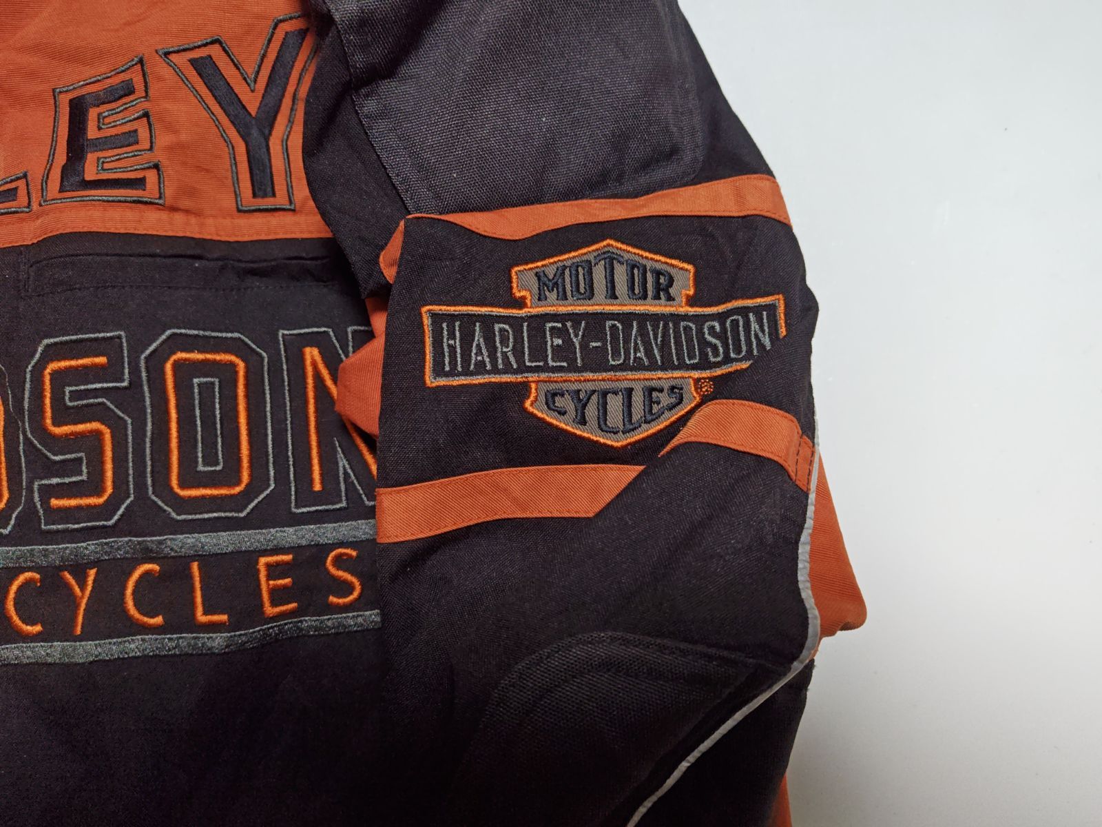 訳あり Harley-Davidson ハーレーダビッドソン ナイロン ライダース
