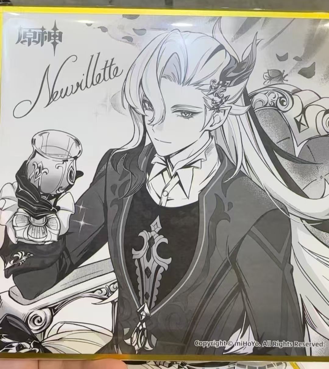 公式正規品 原神 5周年 特典 色紙 放浪者 ヌヴィレット カーヴェ 胡桃