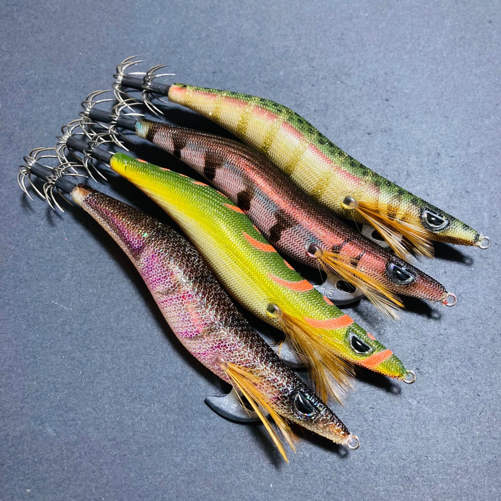 ⭐︎エギセット　１９本　４号〜2.５号⭐︎ 楽天市場】4．5エギの通販