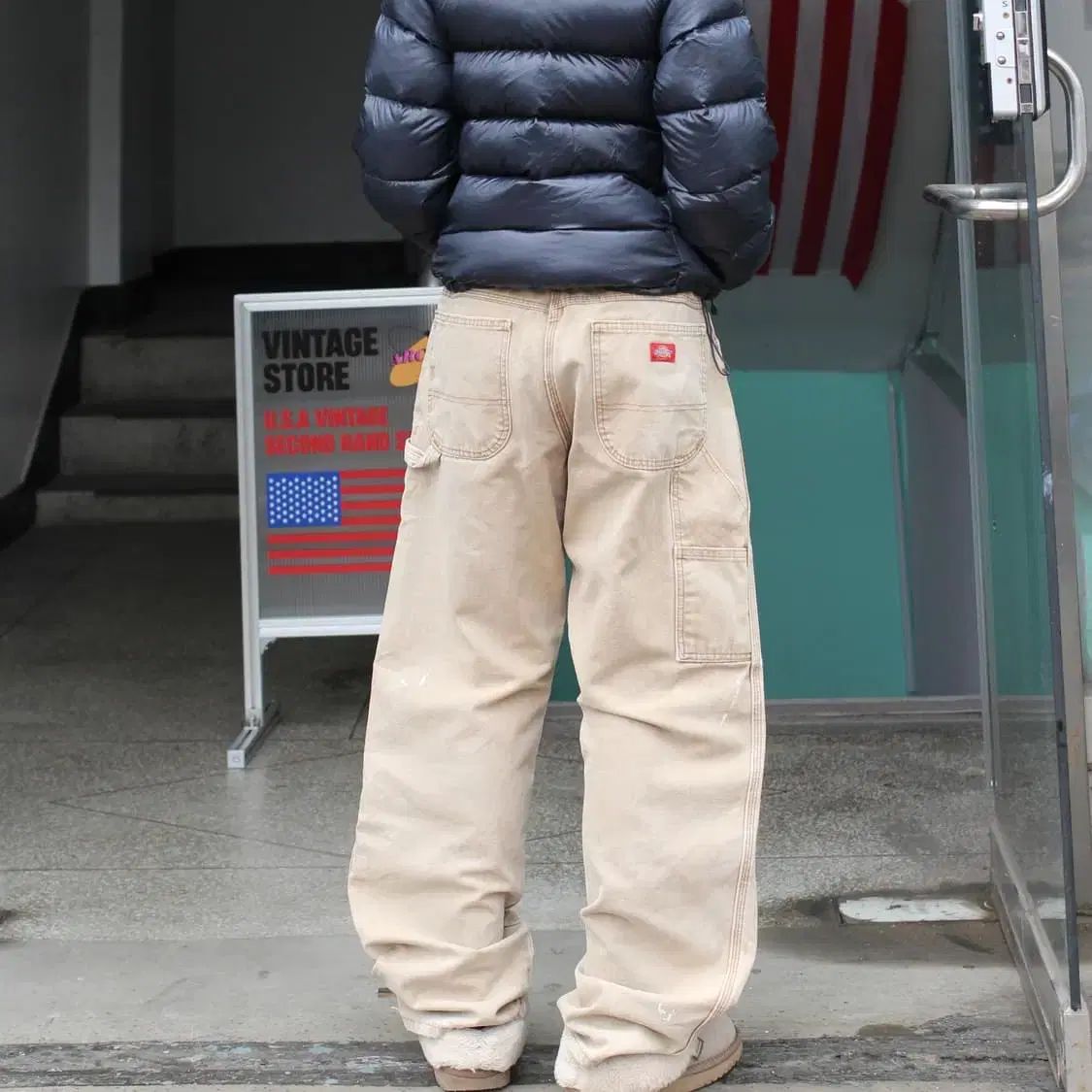 ディッキーズ カーペンター パンツ 34