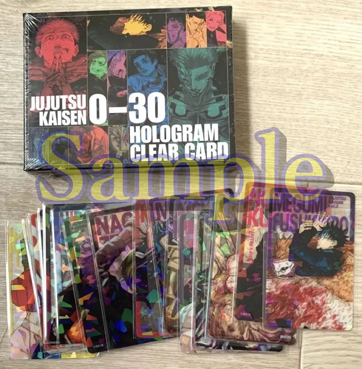 呪術廻戦 ジャンプ 0 - 30 巻 イラスト ホログラム クリア カード