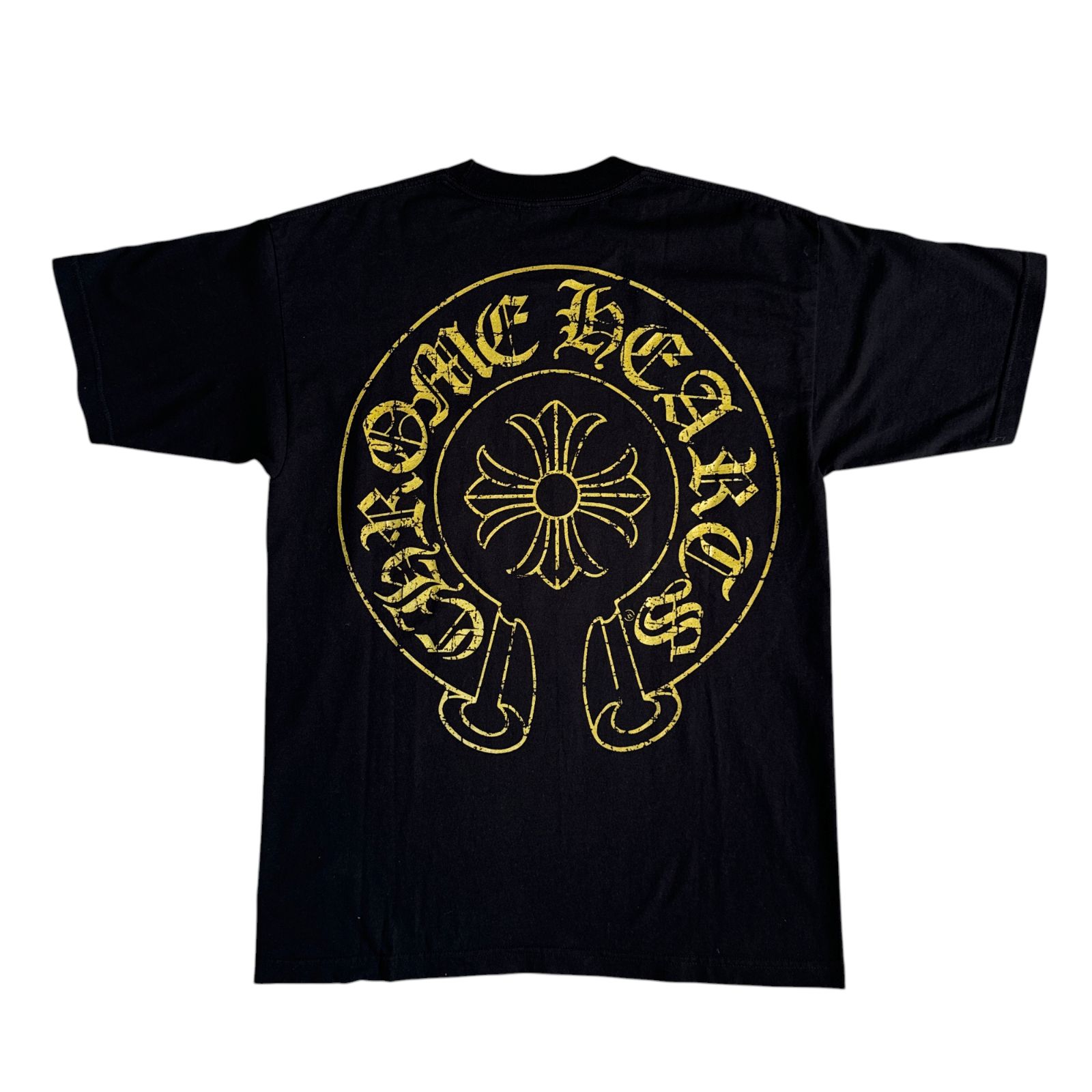 専用XL OLD chrome hearts ビンテージ クロムハーツ Tシャツ 00s OLD CHROME HEARTS CHクロス ホースシュー クラック ポケット T