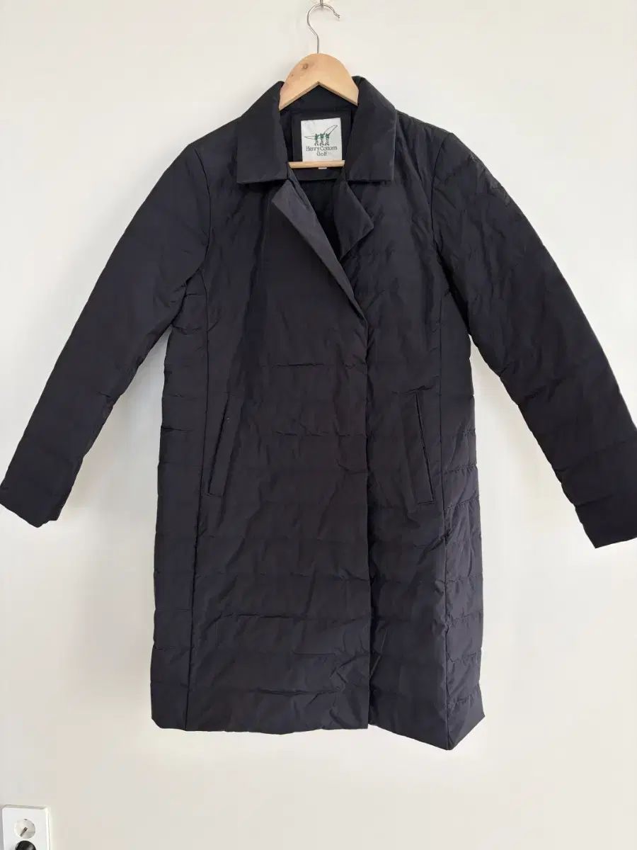ヘンリーコットンズ ゴルフ ネイビー キルティング ロングコート