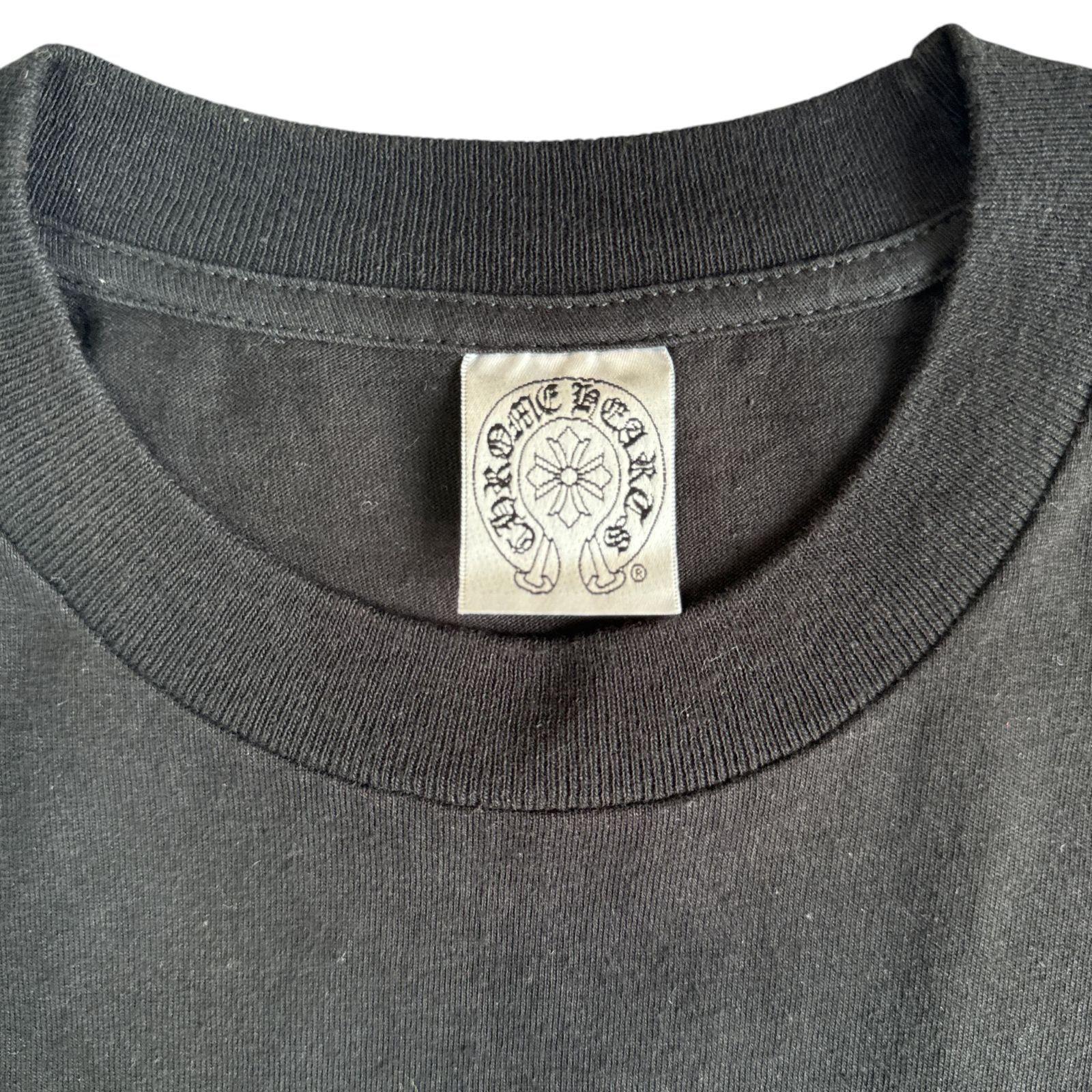 00s OLD CHROME HEARTS CHクロス ホースシュー クラック ポケット T
