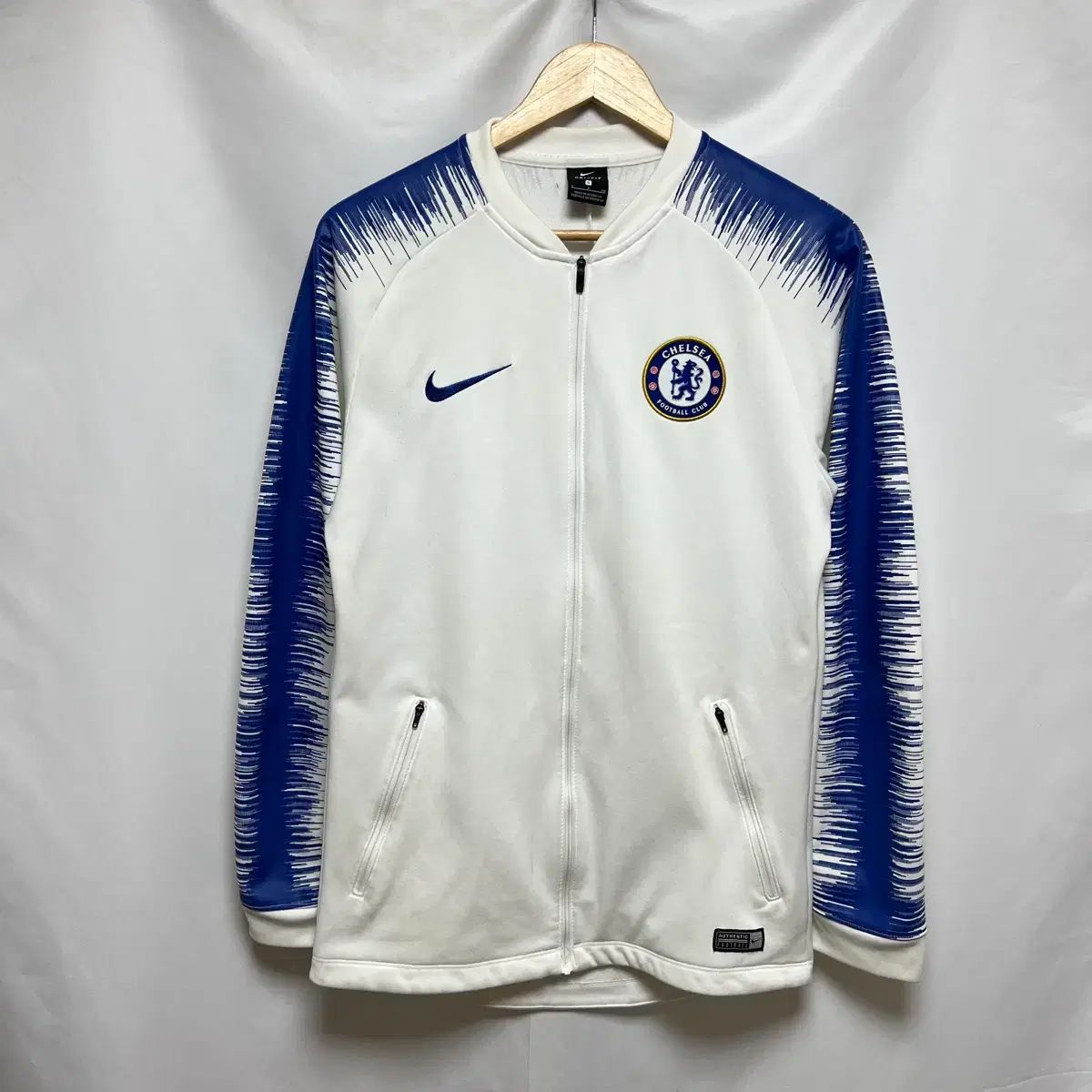 M NIKE チェルシー サイドライン 白 トラックジャケット ジップアップ ジャージ トラックジャージ