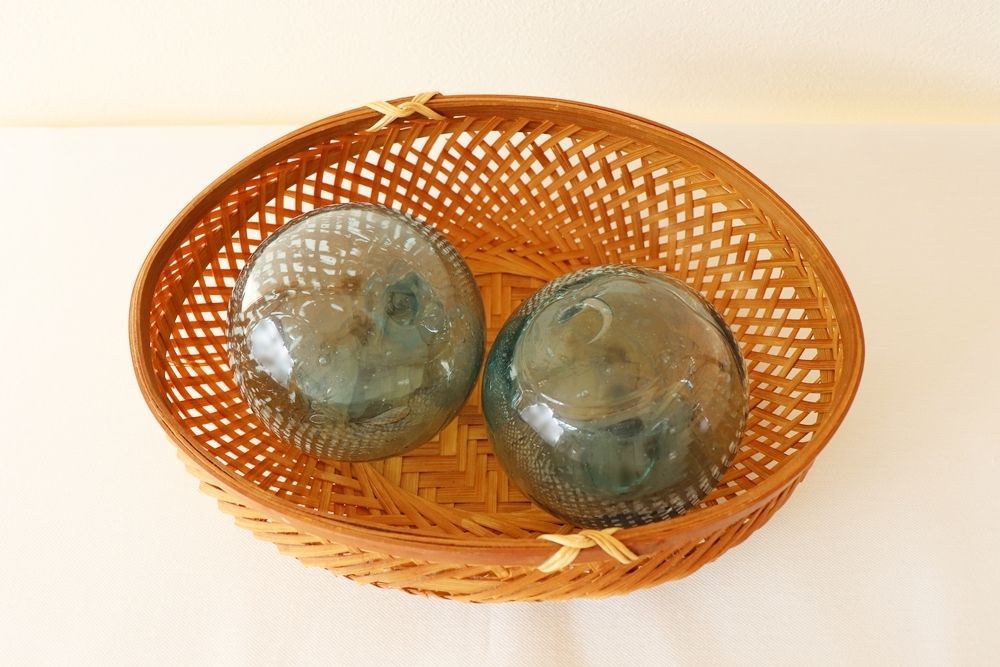 レトロ ガラス浮き玉 - メルカリ