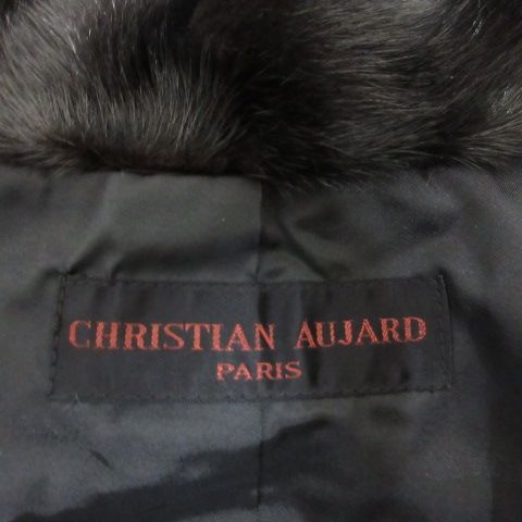 クリスチャンオジャール CHRISTIAN AUJARD 美品 ミンク ファー 毛皮 