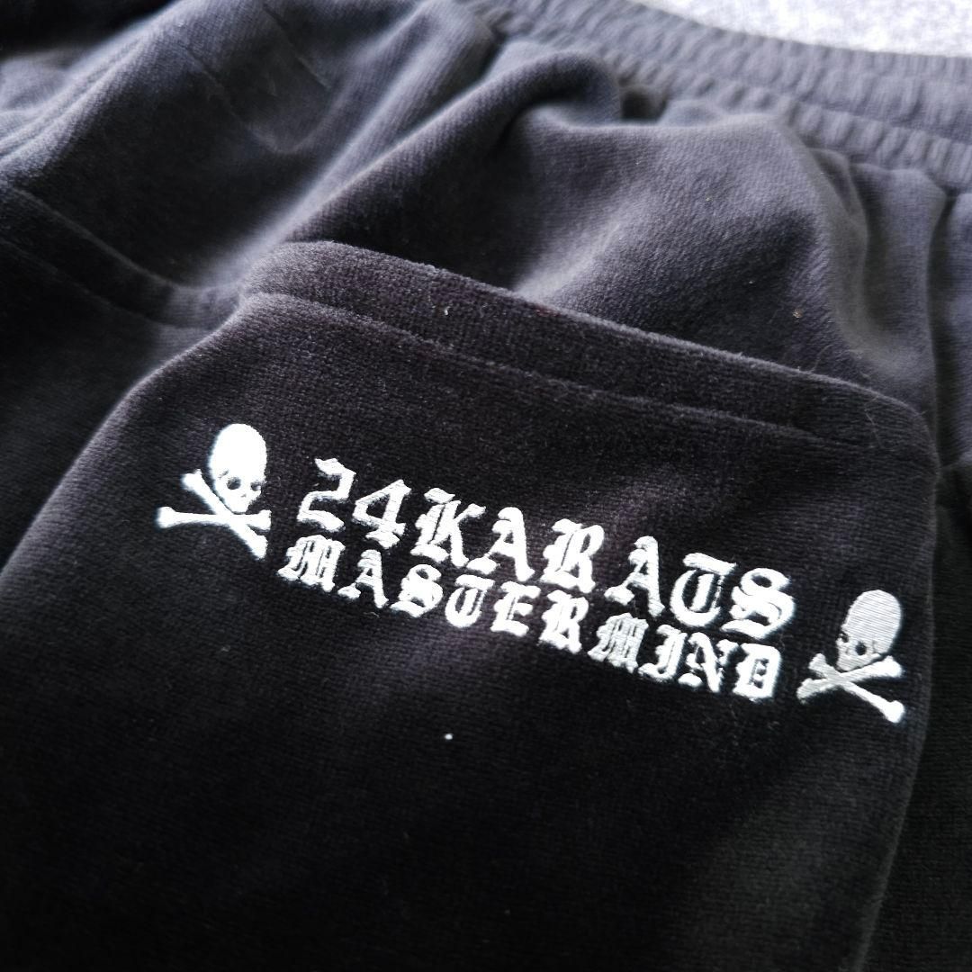 限定【 24KARATS × MASTERMIND 24カラッツ×マスターマインド】 ベロア