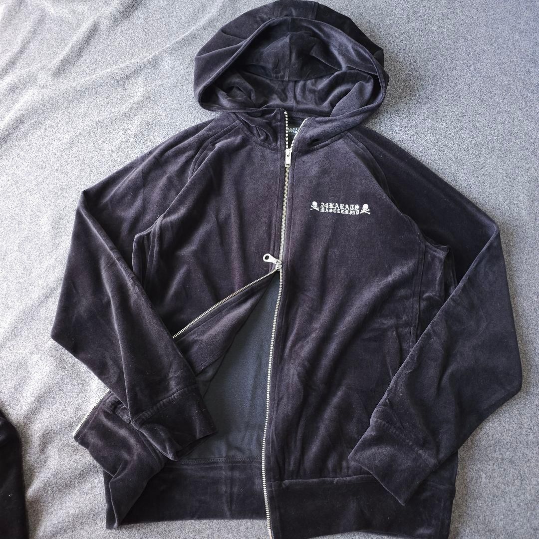 限定【 24KARATS × MASTERMIND 24カラッツ×マスターマインド】 ベロア