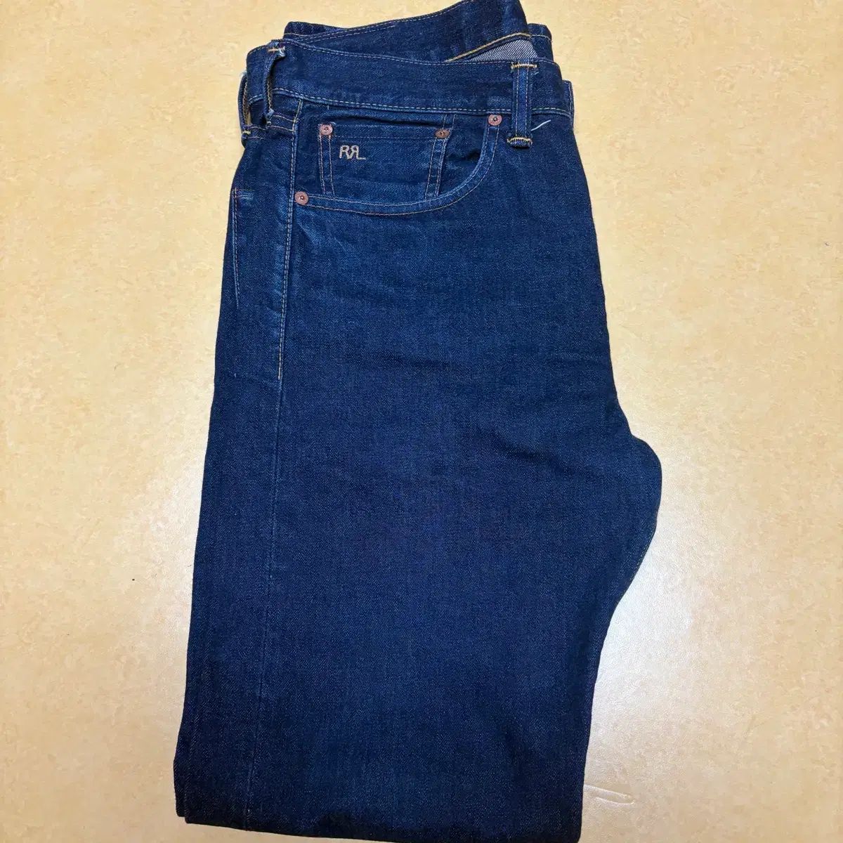 32 x RRL ダブルアールエル ストレート レグ セルビッジ デニム ズボン