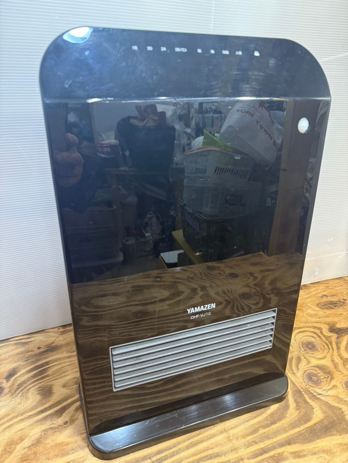 S99331 山善 セラミックヒーター DHF-VJ12(B) 消臭フィルター搭載