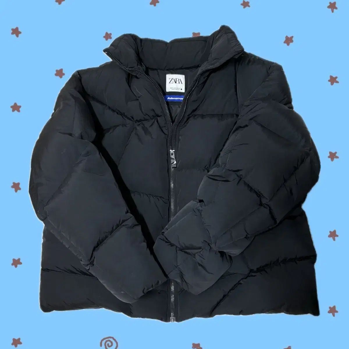 ZARA x ADER ERROR ブラック ダウン - メルカリ