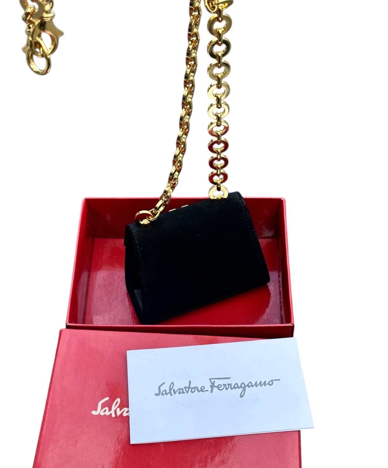 超美品◇本物Salvatore FerragamoフェラガモガンチーニVintage 