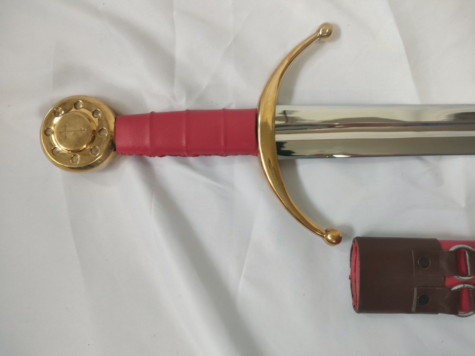 セール中！　未使用品　西洋剣　模造刀　美術品 ○セール品○ ヴァイキングソードB 真鍮製刀身 模造刀 西洋剣 A2