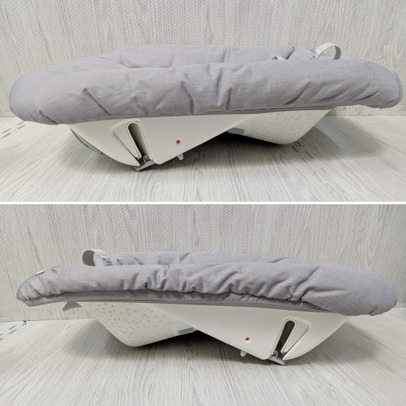 【美品】STOKKE　ヘイジーグレーSN.4～　ベビーセット＆延長グライダー付 美品】STOKKEヘイジーグレーSN.4～ベビーセット、延長グライダー付き