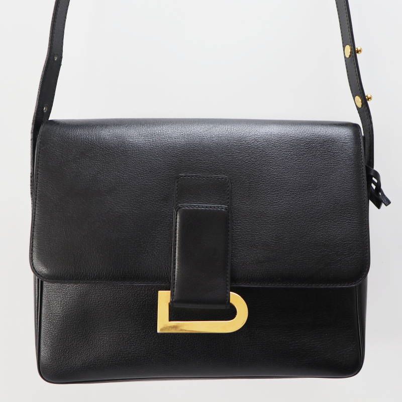 DELVAUX デルヴォー ポワリエ ヴィンテージ Dバックル レザ―ショルダー