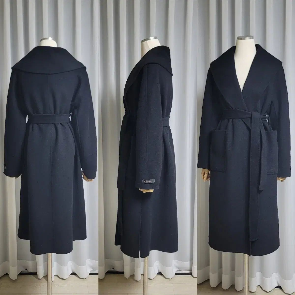 ccコレクト カシミア ショールカラー コート