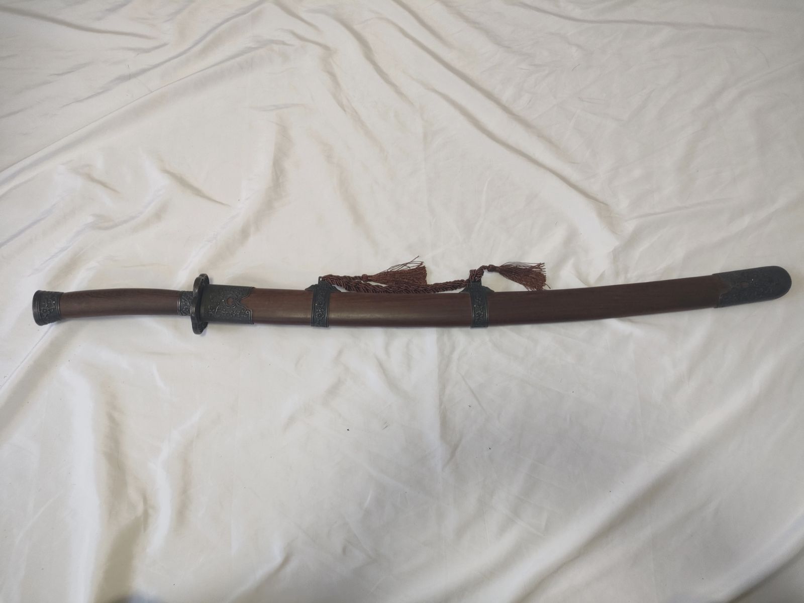 ●サンプル品● 繍春刀A アルミ合金刀身 模造刀 中国剣 太 拳演武用 C 0001