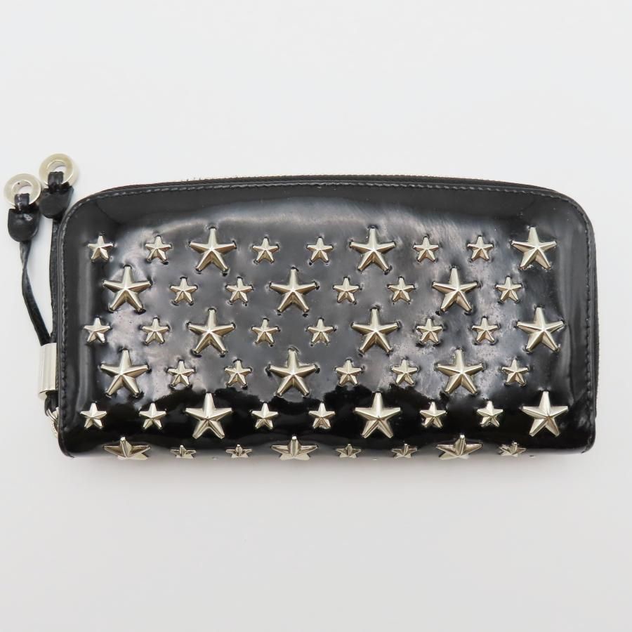 M11 JIMMY CHOO ジミーチュウ スタースタッズ エナメルレザー M11 JIMMY CHOO ジミーチュウ スタースタッズ エナメルレザー