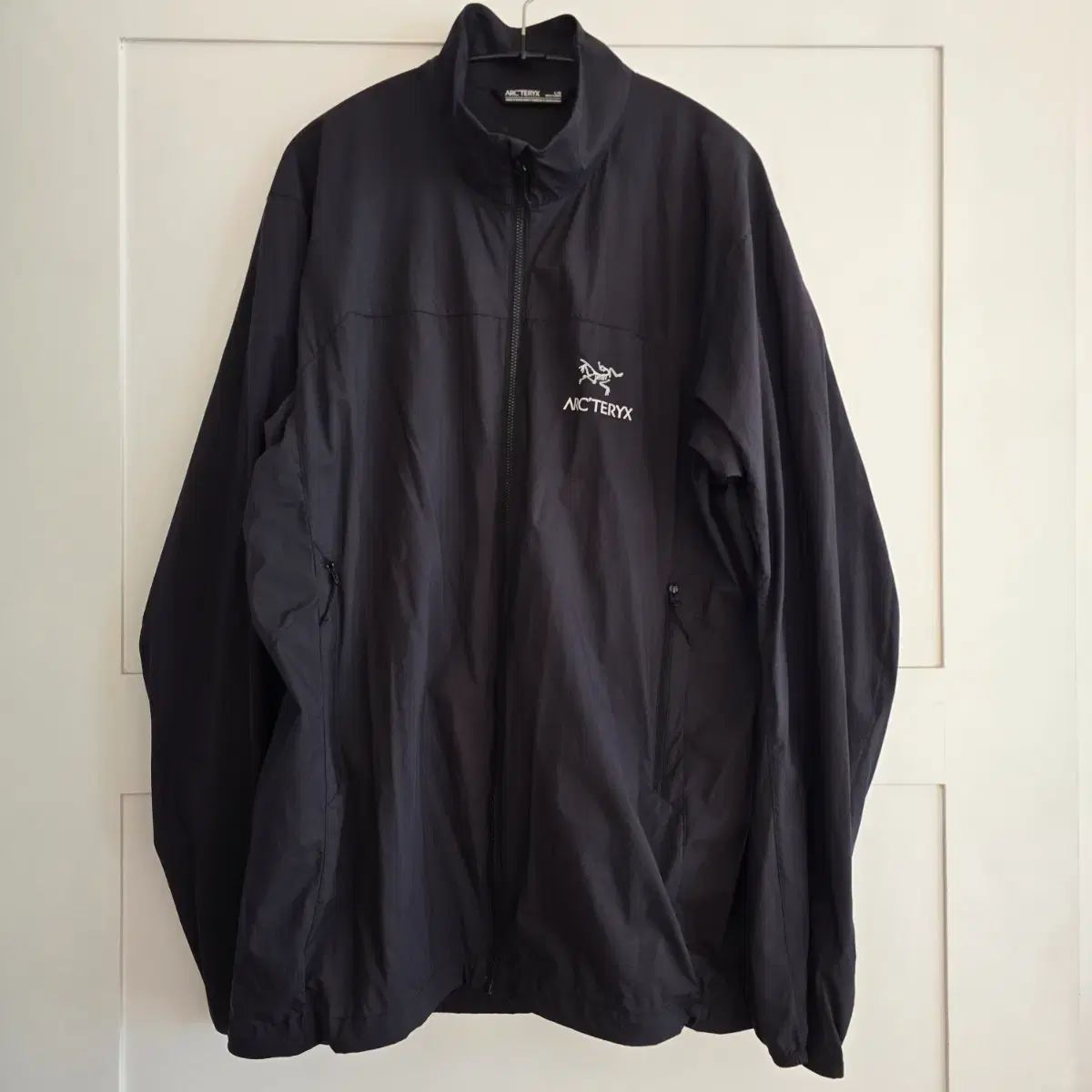 L フードなし ARC TERYX アークテリクス スコーミッシュ ジャケット ブラック ランニング ウィンドブレーカー ベータ Cerium セリウム