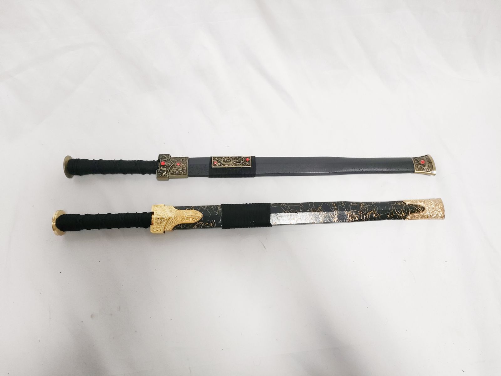 ● 品● 漢剣2点 竹光刀身 模造刀 中国剣 OT 00001