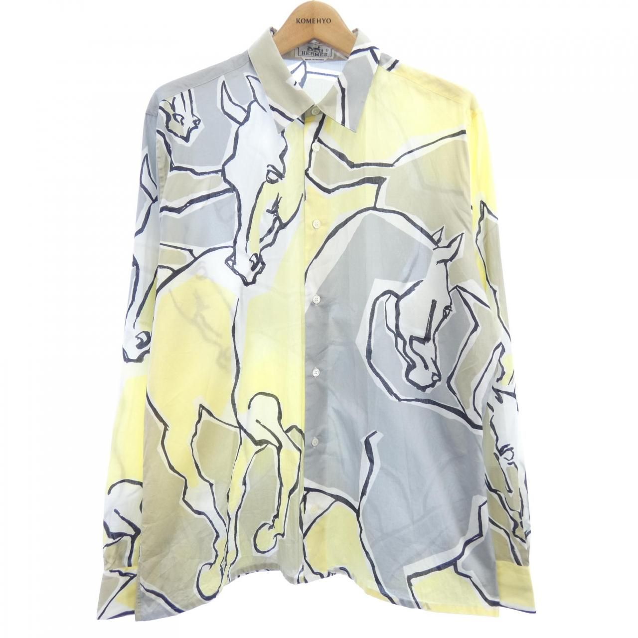 エルメス HERMES LA DANCE DES CHEVAUX 11 5623 シャツ