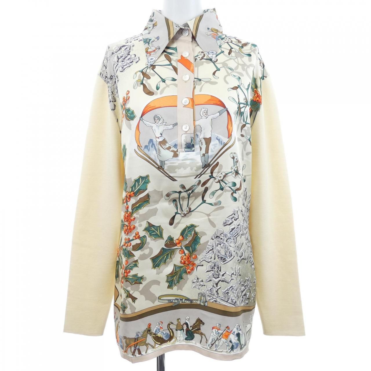 エルメス HERMES NEIGE D'ANTAN ツイルレーヌ. ニット - メルカリ