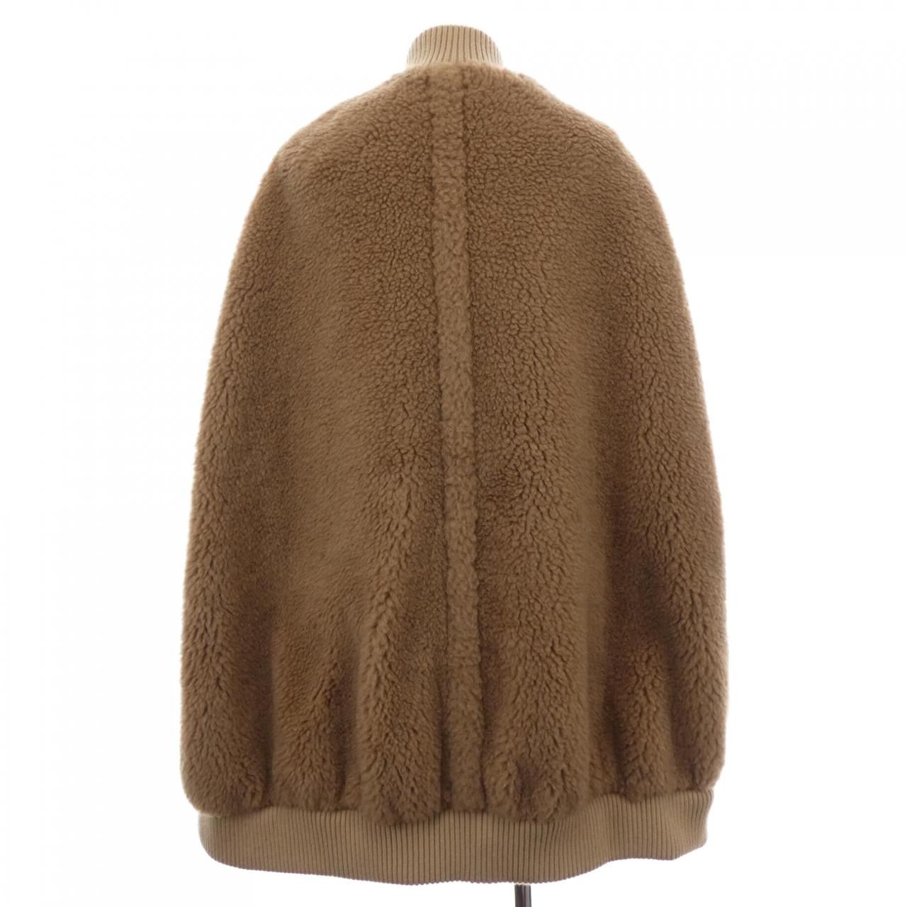 マックスマーラ Max Mara JUGLAS 473605 テディベア ケープ - メルカリ