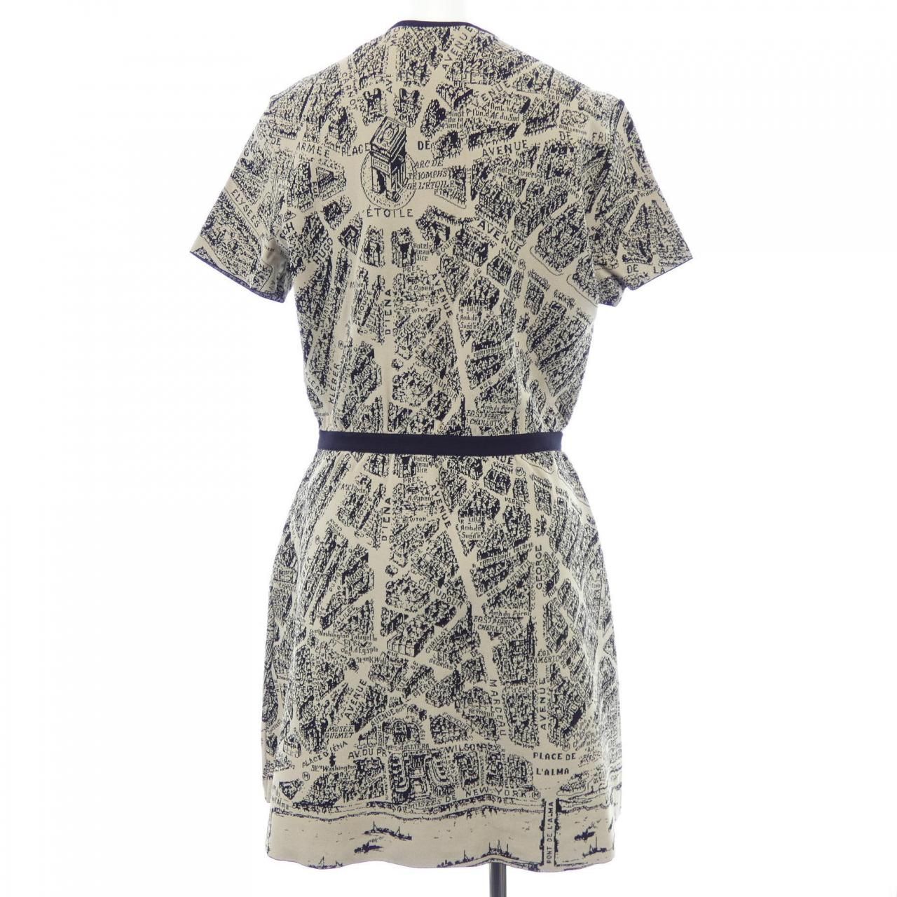 クリスチャンディオール DIOR PLAN DE PARIS ワンピース