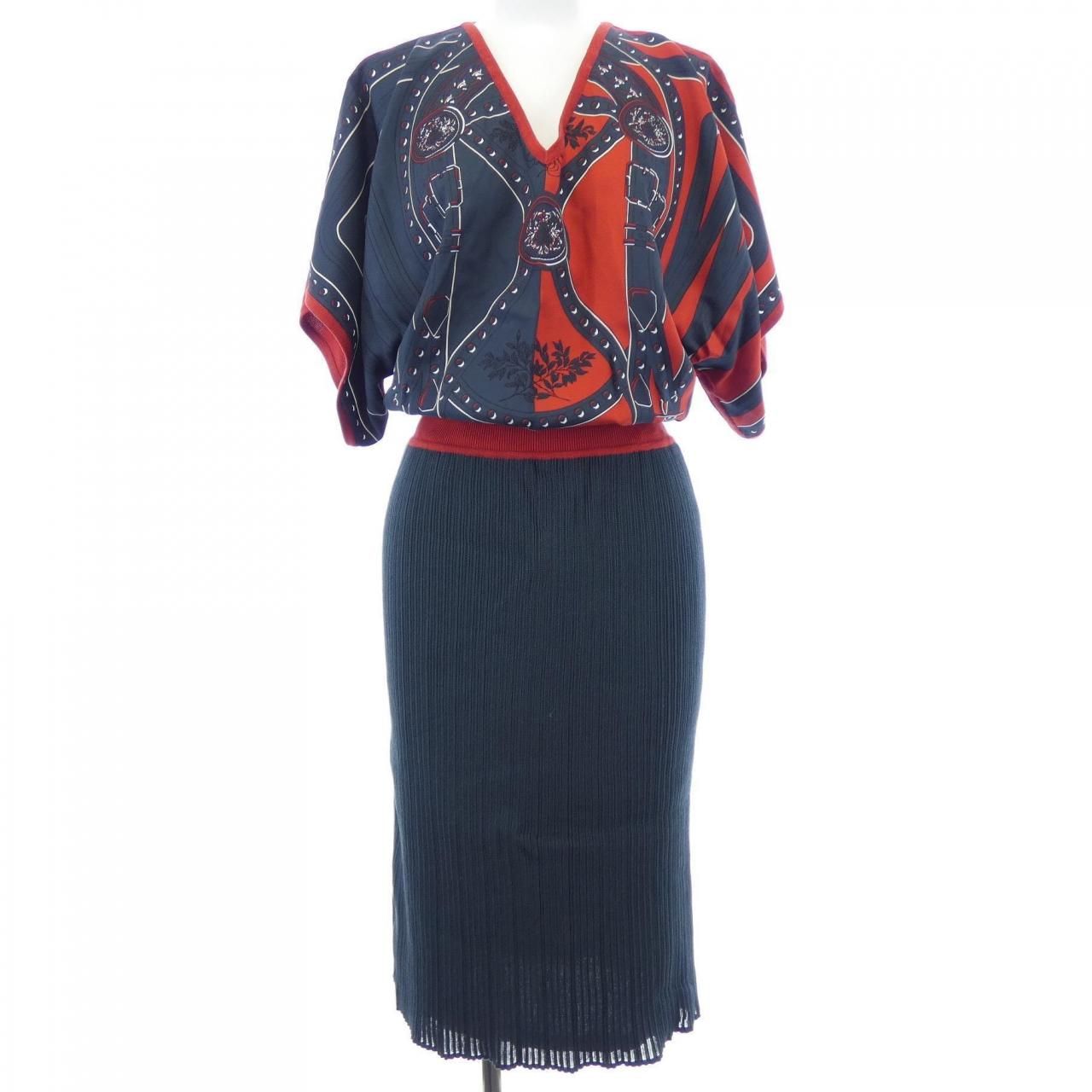 エルメス HERMES GRAND TRALALA ツイルレーヌ ワンピース