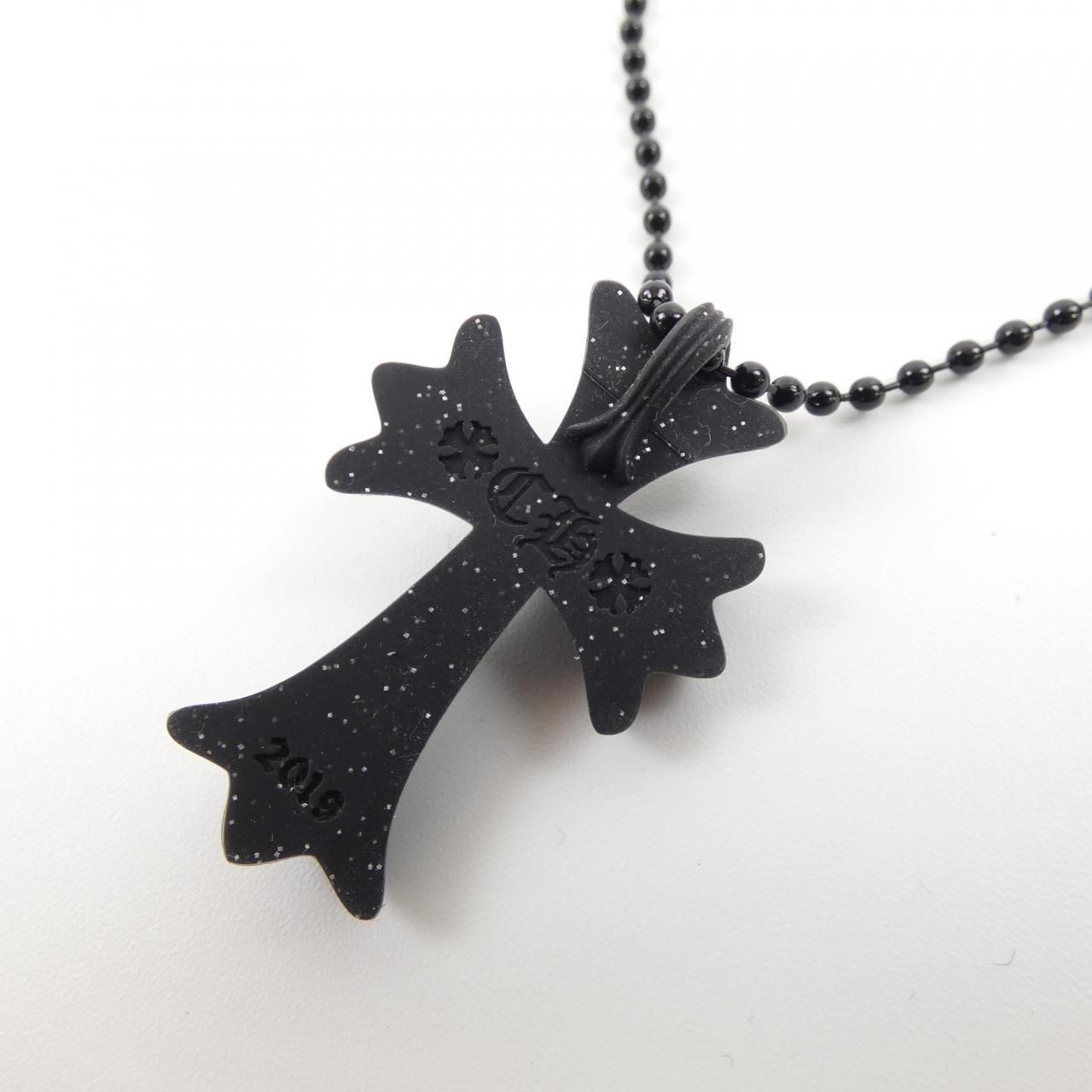  クロムハーツ CHROME HEARTS CH CRS SML PLSTC MATTE BLK GLR BALL CHAI ペンダント その他 アクセサリー