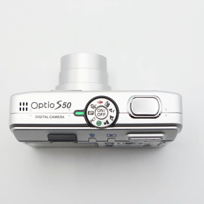 動作確認済 PENTAX ペンタックス Optio S50 デジタルカメラ 説明書付 