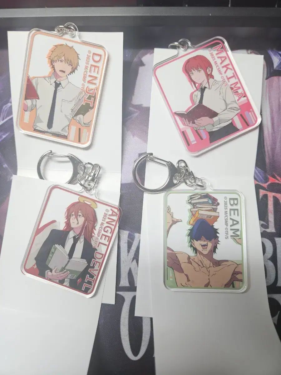 チェンソーマン アクリルキーホルダー (デンジ/マキマ/ビーム/天使)