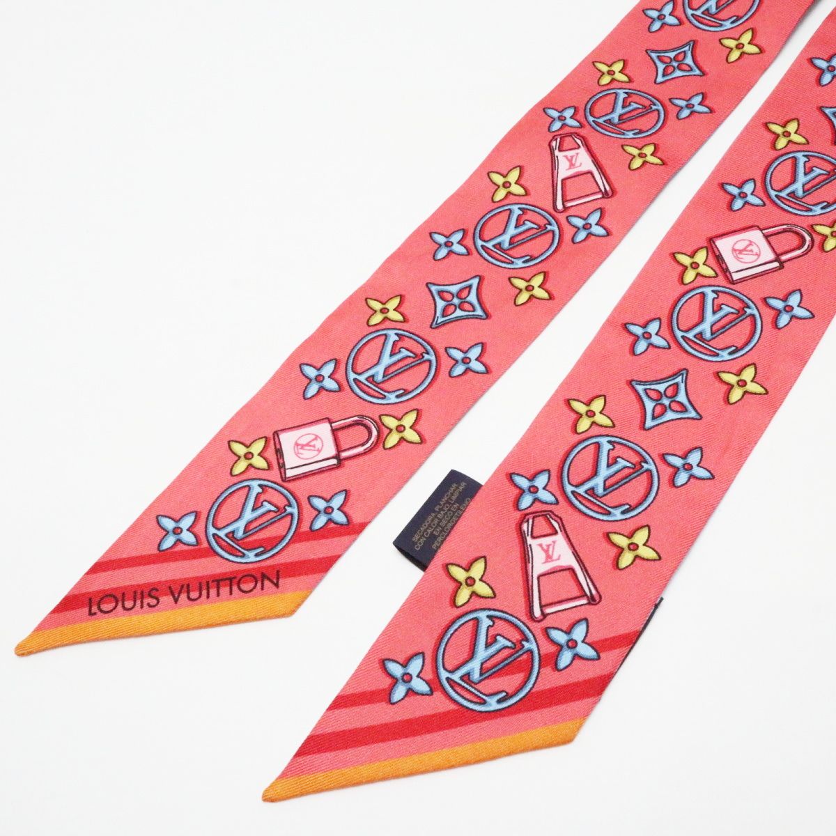 美品 LOUIS VUITTON ルイヴィトン バンドーBB ビジュエルド シルク