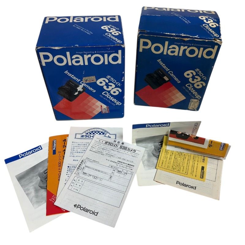 ジャンク】Polaroid ポラロイド インスタントカメラ 636 Close Up 3台