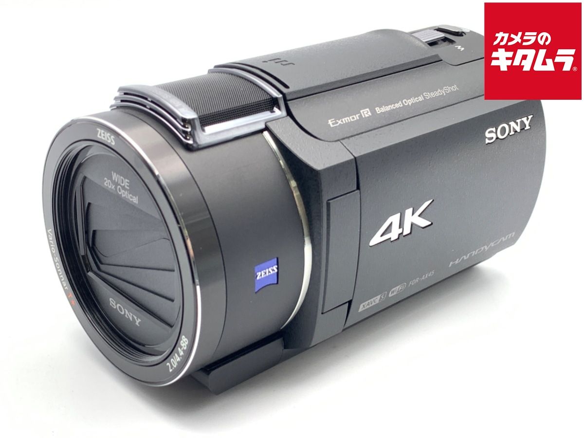ソニー デジタル4 Kビデオカメラレコーダー FDR AX 45 A B ブラック