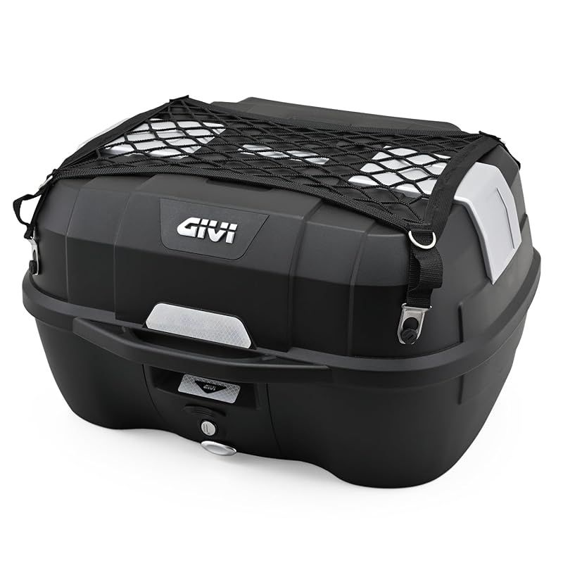 GIVI ジビ バイク リアボックス モノロック 45 L オプション付き インナーボトムマット バックレスト ネットフック ATLASシリーズ B NM ADV 35439