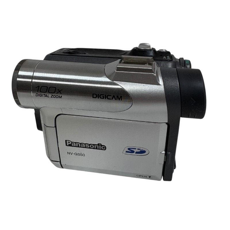 ジャンク】Panasonic パナソニック NV-GS50K-S シルバー ビデオカメラ