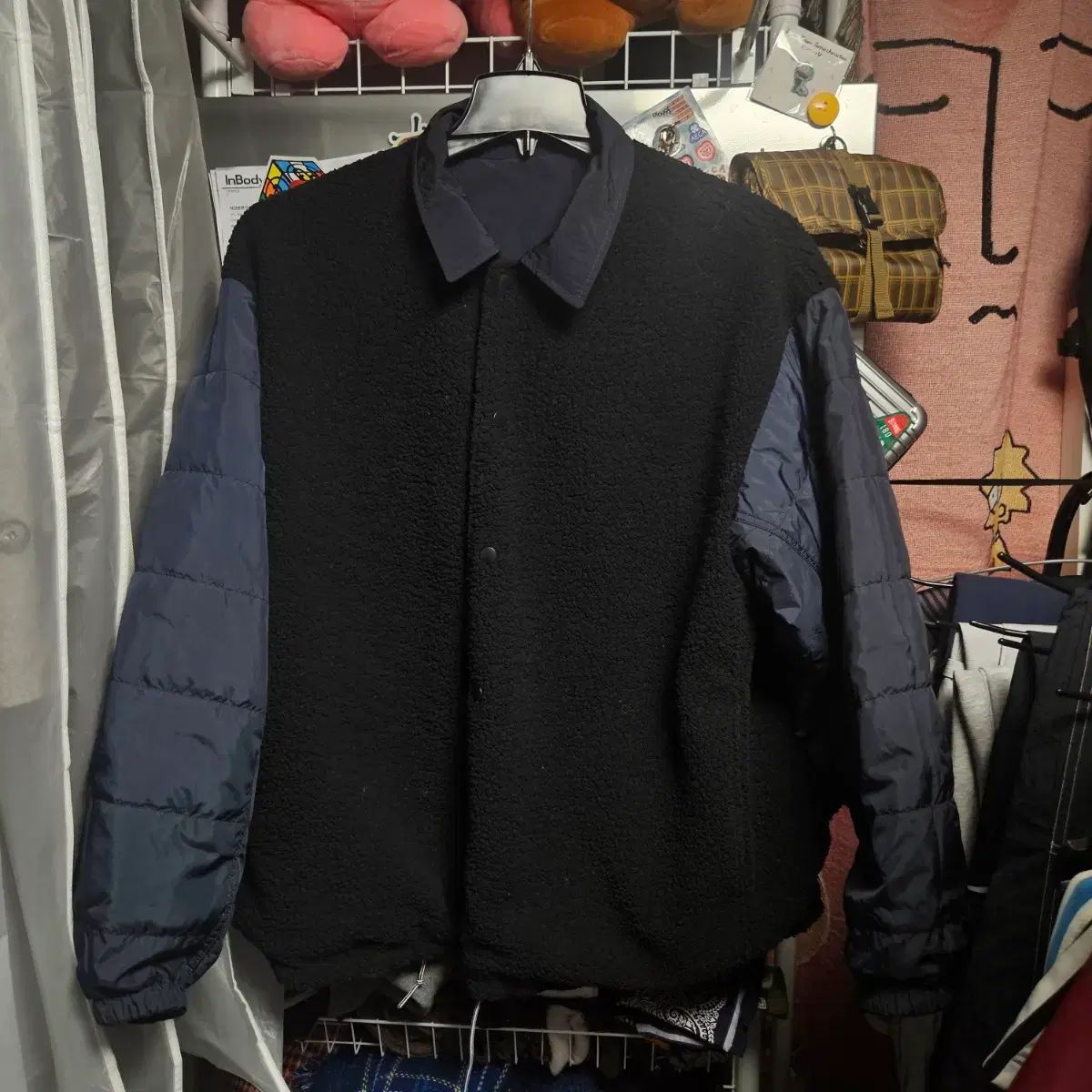 m) nanamica (ナナミカ) リバーシブル ウィンドジャケット ほぼ新品