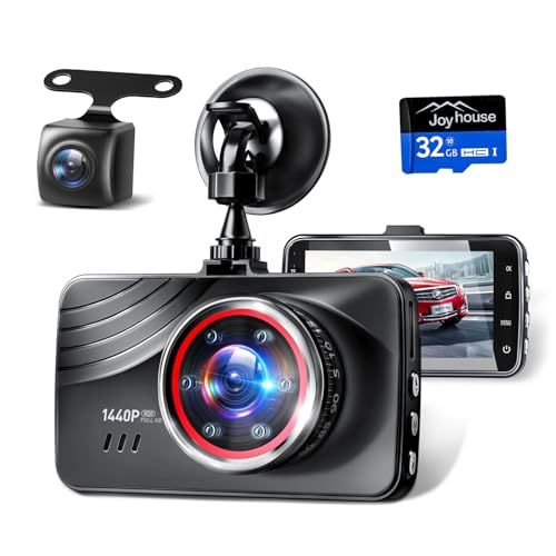 ドライブレコーダー ドラレコ 前後カメラ 1440 PフルHD 駐車監視対応 赤外線暗視ライト 370万画素 全国LED信号機対策 170度広角 動体検知 HDR WDR技術搭載 3インチ液晶モニター ループ録画 リバース連動 Gセンサー搭載 上書き機能 エンp