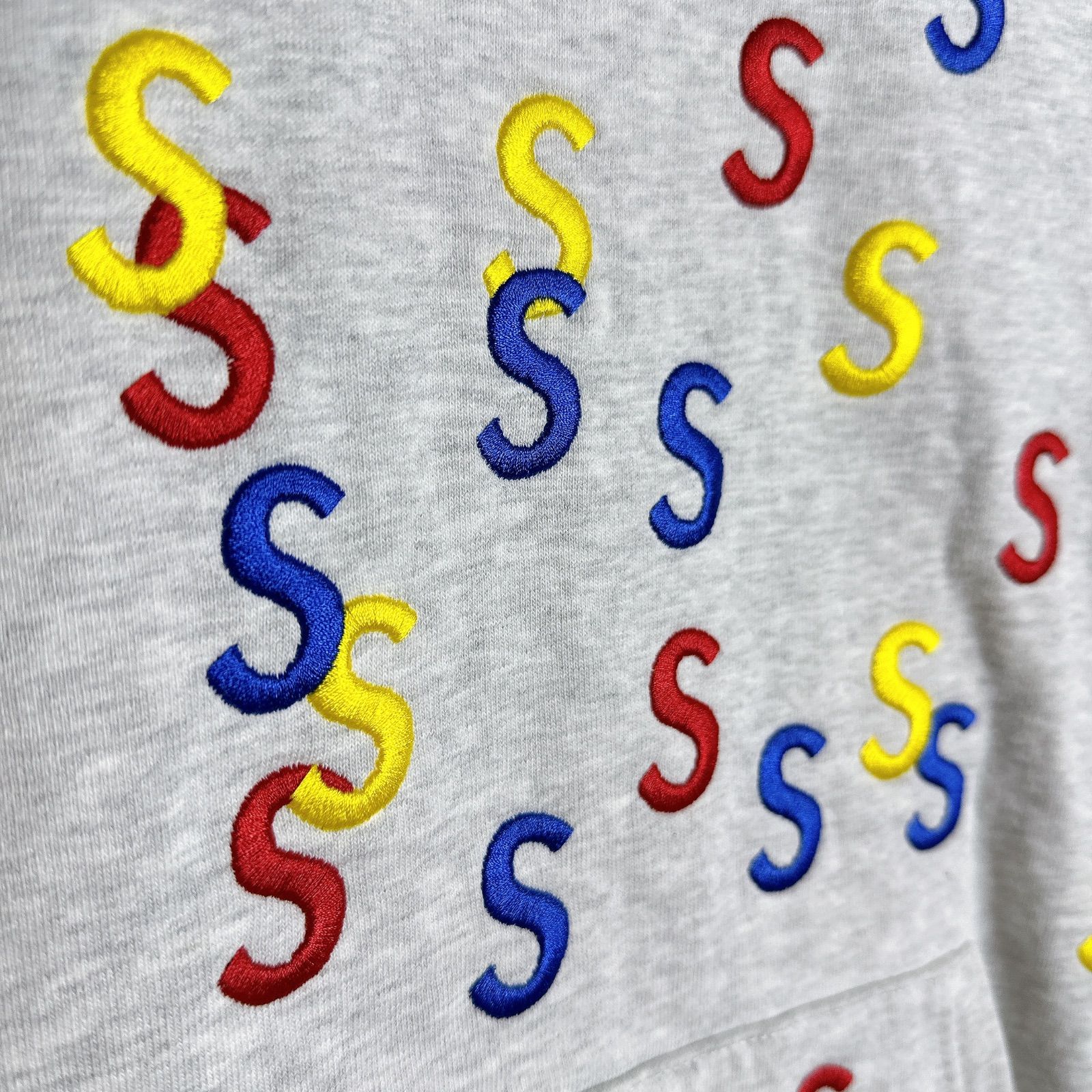Supreme Multi S Logo Hooded Sweatshirt ヘザーグレー L 裏起毛