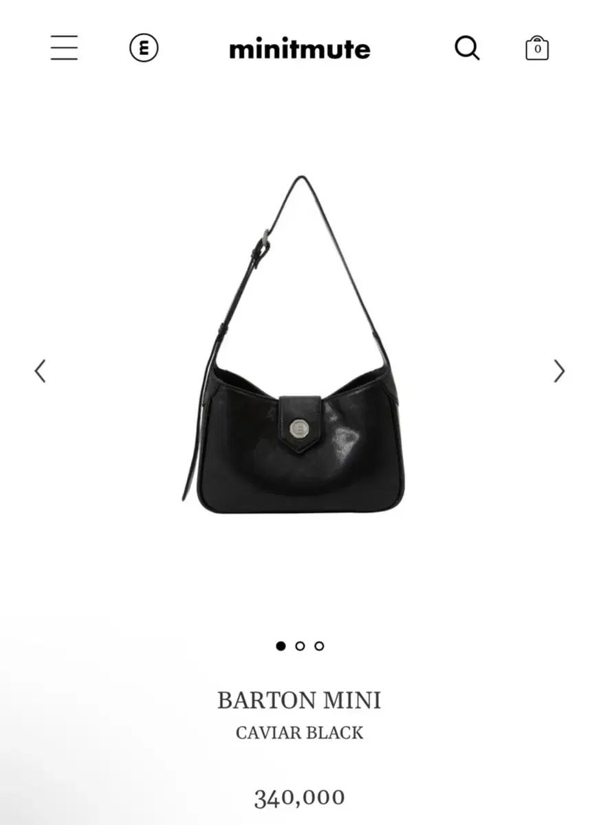 MINITMUTE バトンバッグ ミニ ブラック
