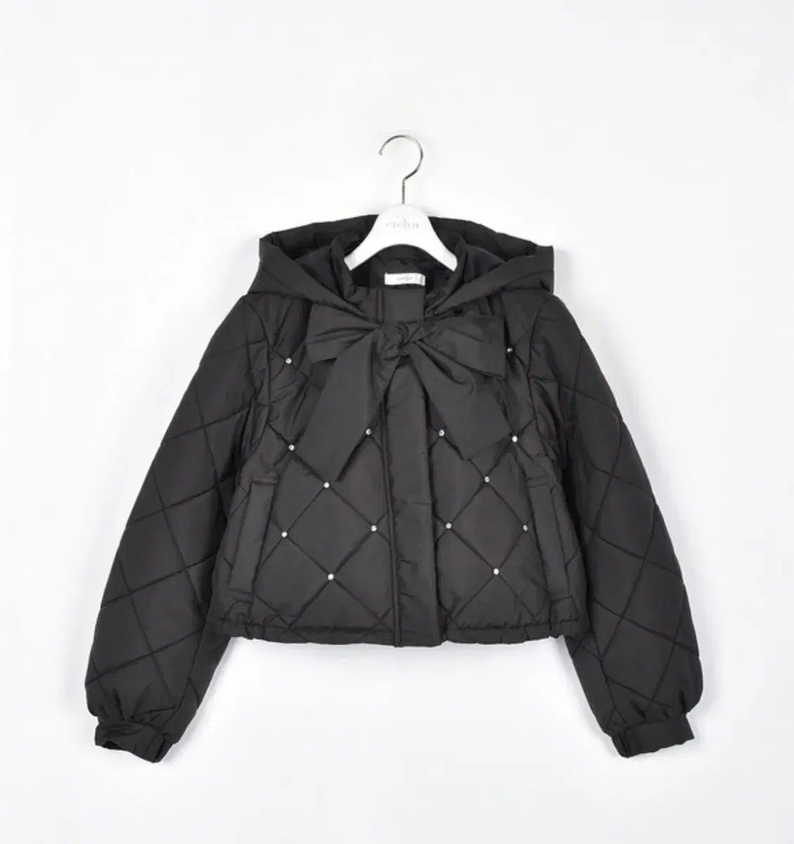 EBLIN エブリン リボン ショートダウン ブラック