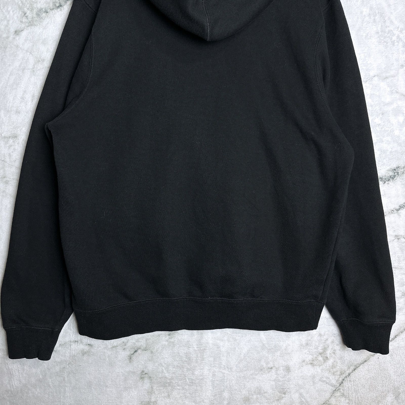 STUSSY ステューシー アーチロゴ パーカー M ブラック CHENILLE ARCH 