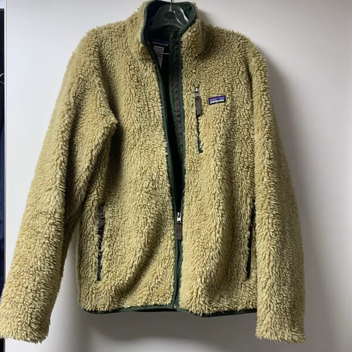 パタゴニア Classic ファイル カーディガン Natural HUNTER GREEN M