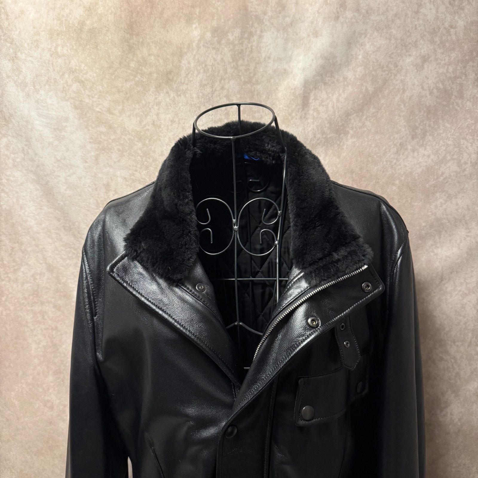 Paul Smith レザージャケット XL 黒 Paul Smith レザージャケット XL 黒 Paul Smith】ジャケット