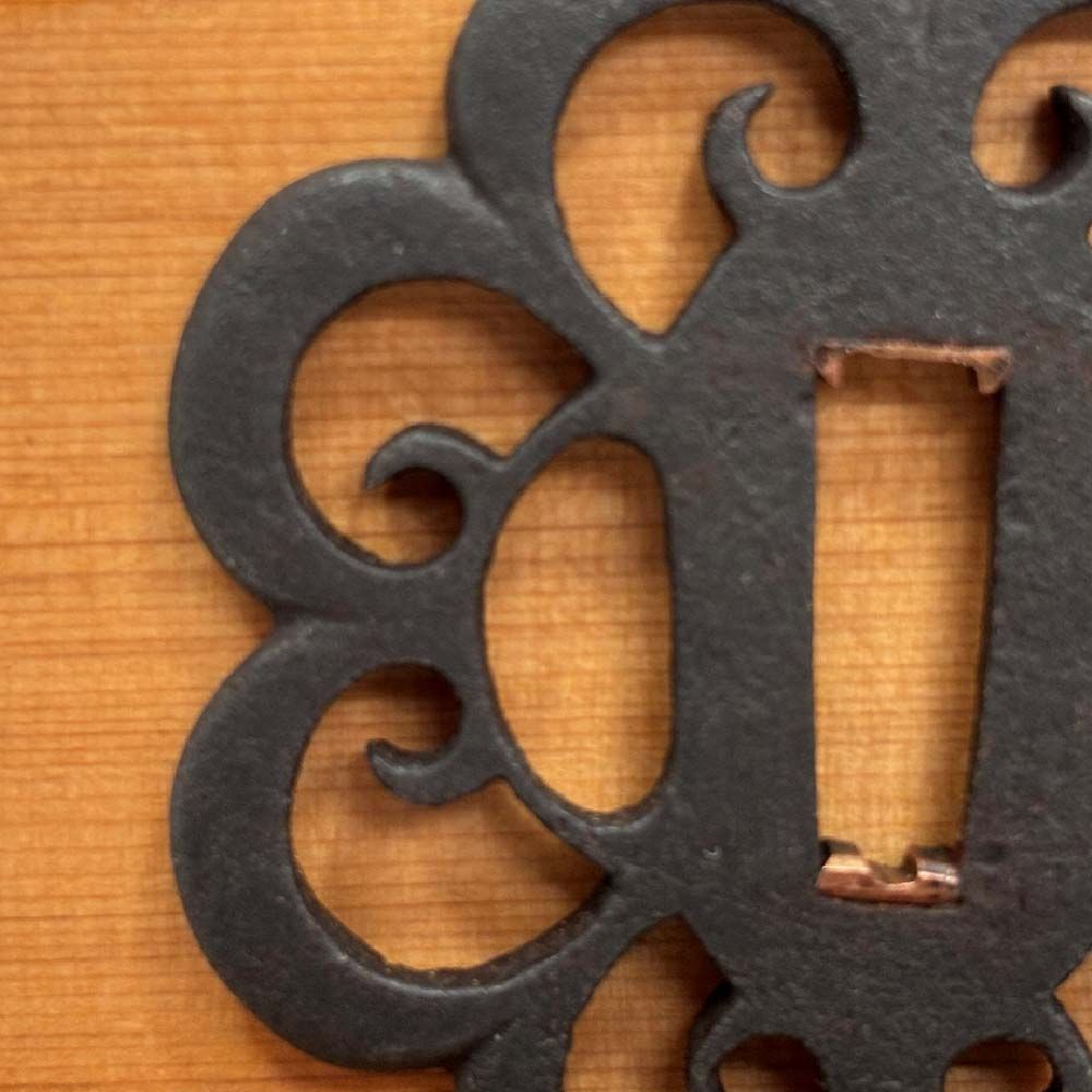 古美術 鉄地刀鍔 古刀剣装具 時代物 25CB 古美術 鉄地刀鍔 古刀剣装具