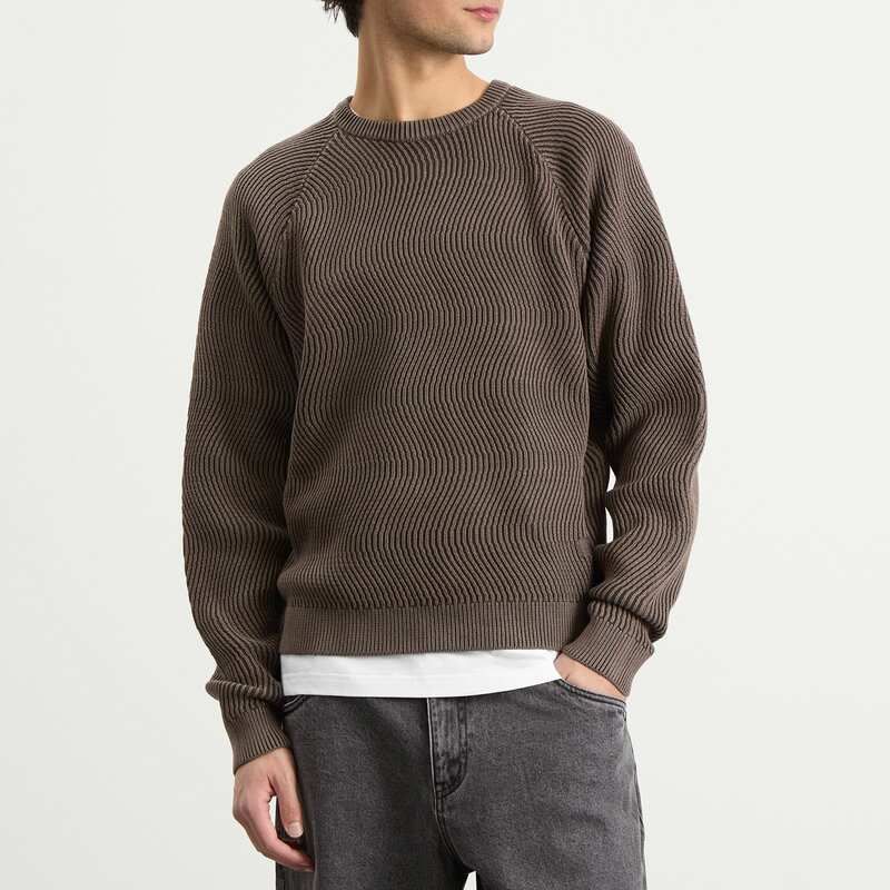ダイム メンズ アウター ニット・セーター Dime Wave Knit Sweater