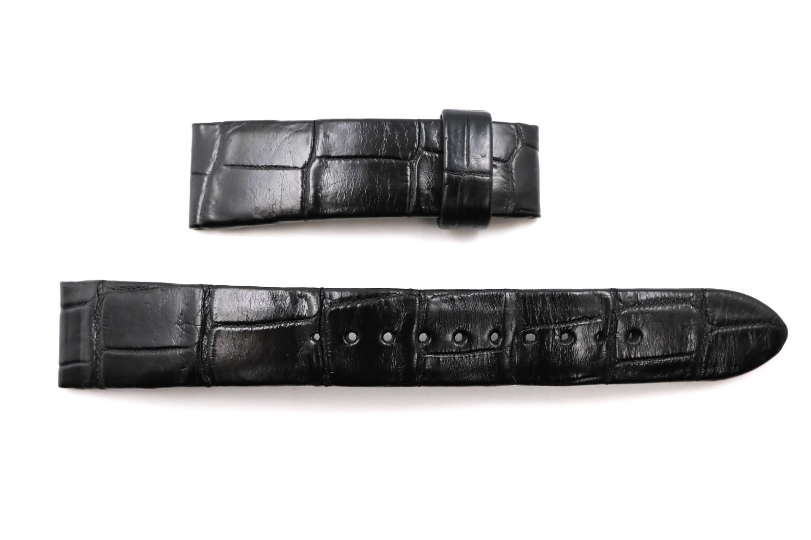 未使用 Grand Seiko 純正ベルト 19mm/16mm クロコダイル 黒 Grand Seiko 19mm DEA3AW 時計ベルト グランドセイコー 純正ベルト